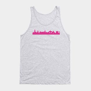 Kalkar skyline pink Tank Top